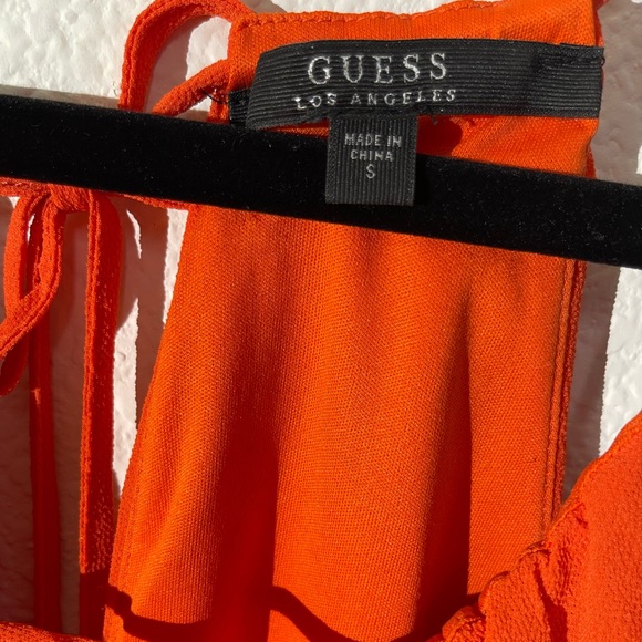 Guess Spaghetti Strap, Ruffle Dress
Style # 14H994 - Picture 3 of 4